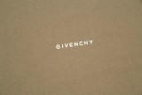 Givenchy four-square letter print large LOGO short-sleeved T-shirt Brown 1.3
