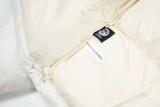 The North Face patchwork design short down jacket Pink 1.3