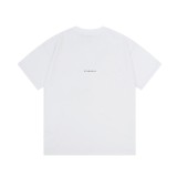 Givenchy four-square letter print large LOGO short-sleeved T-shirt White 1.3