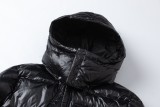 FRAGMENT X Moncler Genius 7 FRGMT hooded down jacket Black 1.10
