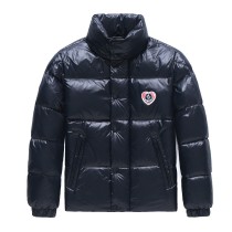 Moncler 23fw Chinese Valentine's Day love embroidered turtleneck down jacket Deep Blue 1.10