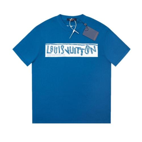 Louis Vuitton 24SS catwalk art design logo short-sleeved T-shirt 1.16