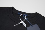 Louis Vuitton 24SS cartoon knitted bear short-sleeved T-shirt Black 1.16