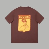 Louis Vuitton x Pharrell Williams dark brown box patch short-sleeved T-shirt 1.16