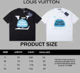 Louis Vuitton early spring new pumpkin letter logo T-shirt Black 1.22