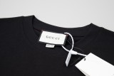 Gucci early spring new kitten head logo T-shirt Black 1.22