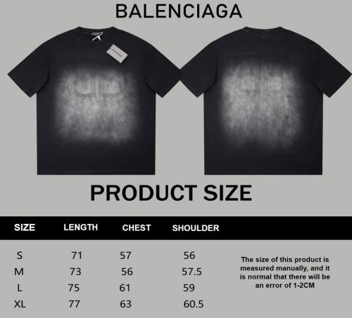 Balenciaga early spring new washed design brick logo T-shirt 1.22