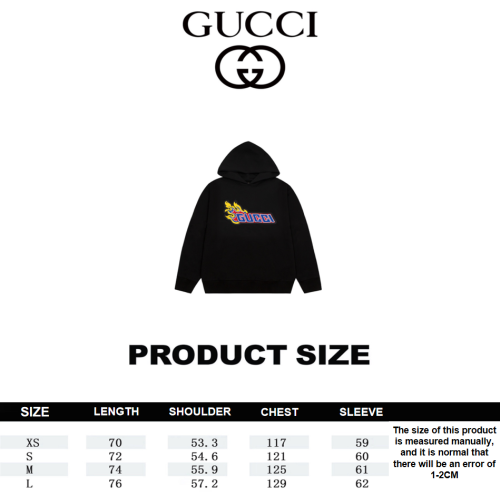 Gucci Chinese Year of the Dragon series flame logo hooded sweatshirt 1.30