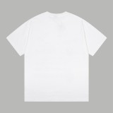 Balenciaga 24ss new blue sky and white clouds letter print short-sleeved T-shirt White 1.30