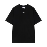 Off-White 24SS new double moon arrow printed short-sleeved T-shirt Black 2.27