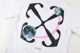 Off-White 24SS new double moon arrow printed short-sleeved T-shirt White 2.27