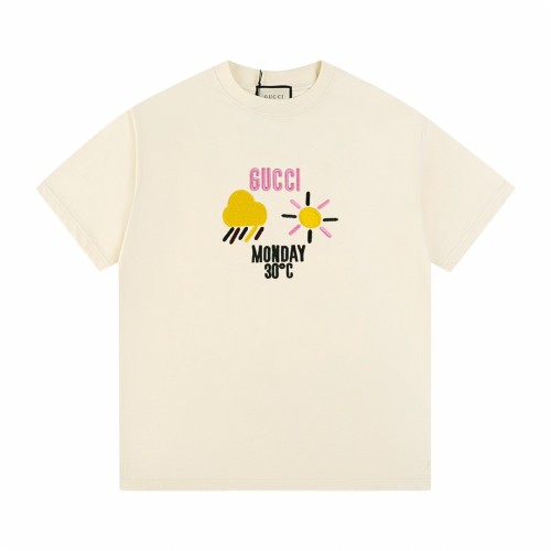 Gucci 24SS embroidered weather forecast short-sleeved T-shirt Off-White 3.6