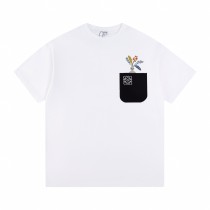 Loewe X SunaFujita 24SS Mandrake embroidered short-sleeved T-shirt White 3.6