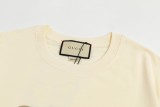 Gucci 24SS collage abstract art logo short-sleeved T-shirt White 3.13