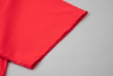 Balenciaga 24SS Happy Valentine's Day Short Sleeve T-shirt Red 3.13
