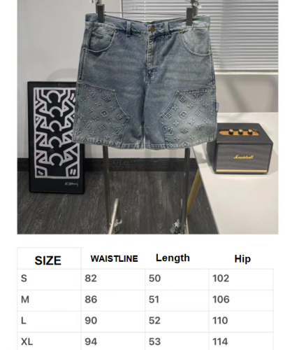 Louis Vuitton Denim Carpenter Shorts