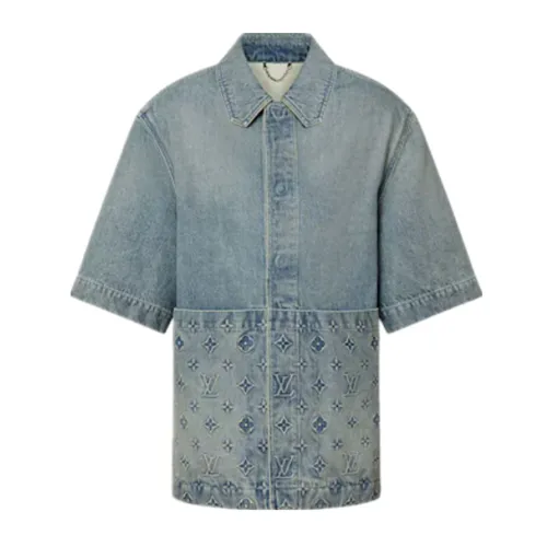 Louis Vuitton Denim Carpenter Shorts Blue