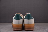 adidas Gazelle Bold Magic Beige Collegiate Green