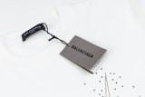Balenciaga X Gucci Paris joint tiled logo short-sleeved T-shirt White 3.29