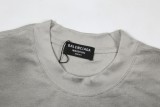 Balenciaga catwalk style design logo short-sleeved T-shirt White 3.29