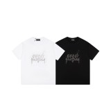 Balenciaga X Gucci Paris joint tiled logo short-sleeved T-shirt Black 3.29