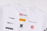 Balenciaga racing logo design logo short-sleeved T-shirt White 3.29