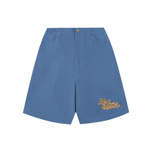 Louis Vuitton x Pharrell Williams denim embroidered shorts 3.29