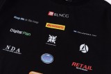 Balenciaga racing logo design logo short-sleeved T-shirt Black 3.29