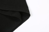 Balenciaga catwalk style design logo short-sleeved T-shirt Black 3.29