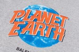Balenciaga environmentally friendly earth design logo short-sleeved T-shirt Gery 3.29
