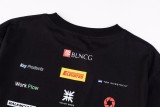 Balenciaga racing logo design logo short-sleeved T-shirt Black 3.29