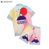 Casablanca 23SS Japan Mount Fuji short-sleeved T-shirt & shorts 4.9