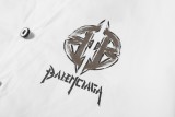 balenciaga 24SS spray printed logo shirt short sleeves White 4.9