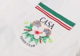 Casablanca 23SS floral tennis racket short-sleeved T-shirt & shorts 4.9