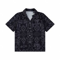 Louis Vuitton x Pharrell Williams embroidered runway short-sleeved shirt 4.16