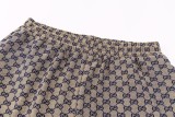 Gucci 24FW early autumn new double G jacquard shorts Gery 4.16