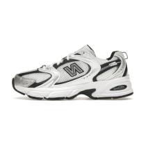 New Balance 530 White Silver Metallic Black