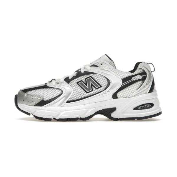 New Balance 530 White Silver Metallic Black