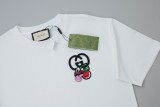 Gucci X HattieStewart early spring new illustration design short-sleeved T-shirt White