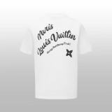 Louis Vuitton Always printed short-sleeved T-shirt White 4.24