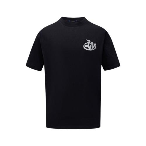 Louis Vuitton Always printed short-sleeved T-shirt Black 4.24