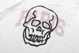 Givenchy 24ss hot diamond skull logo short-sleeved T-shirt white 5.9