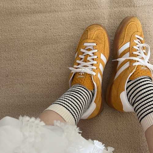 adidas Gazelle Indoor Orange Peel White