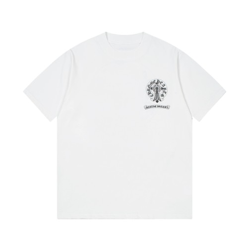 Chrome Hearts Cross print crew neck short sleeve T-shirt White 5.15