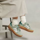 adidas Gazelle Bold Silver Green Gum
