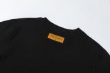 Louis Vuitton colorful letter short-sleeved T-shirt Black 5.22
