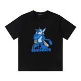Louis Vuitton baseball mascot short-sleeved T-shirt Black 5.22