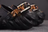 Crocs EVA beach sandals black graffiti（No Shoe Box）