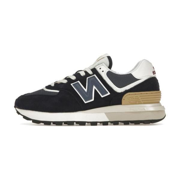 New Balance 574 Navy White Beige