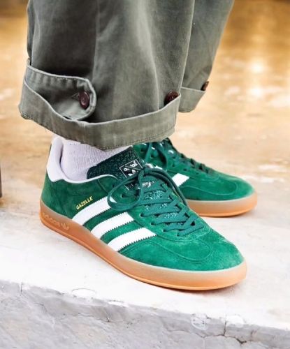 adidas Gazelle Indoor Collegiate Green Gum